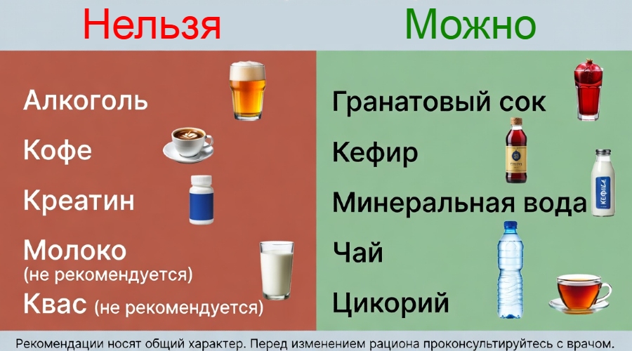 Напитки - что можно пить при псориазе, а что нельзя?