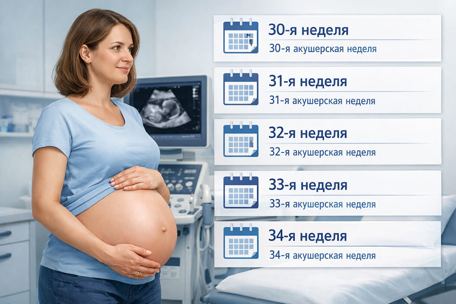 УЗИ III триместра сроки проведения